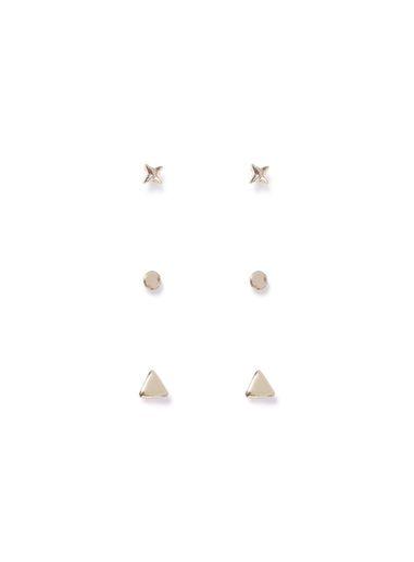 Topman Mens Gold Earring Pack*