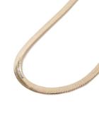 Topman Mens Gold Flat Chain Necklace*