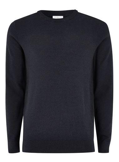 Topman Mens Selected Homme's Navy Sweatshirt