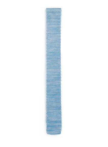 Topman Mens Sky Blue Knitted Tie