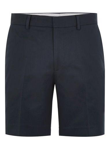 Topman Mens Navy Twill Shorts