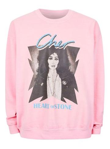 Topman Mens Topman Finds Pink Cher Sweatshirt