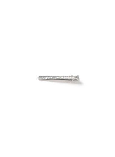 Topman Mens Silver Crystal Tie Pin*