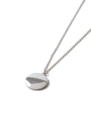 Topman Mens Silver Organic Disc Necklace*