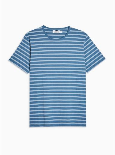 Topman Mens Green Blue Marl T-shirt