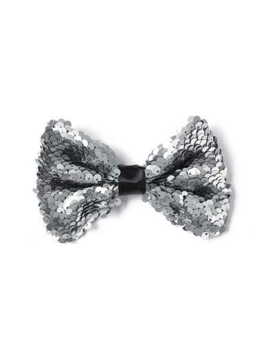 Topman Mens Silver Sequin Bow Tie*
