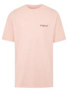 Topman Mens Pink 'original' Embroidered T-shirt