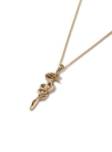 Topman Mens Gold Sword Necklace*