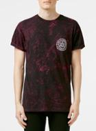 Topman Mens Multi Burgundy Age Of Unknown T-shirt