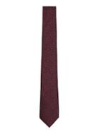 Topman Mens Red Burgundy Abstract Print Tie