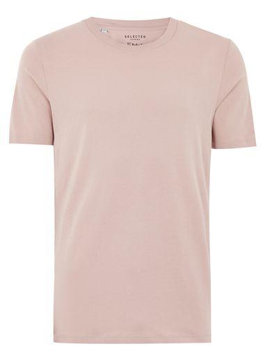 Topman Mens Selected Homme's Pink T-shirt