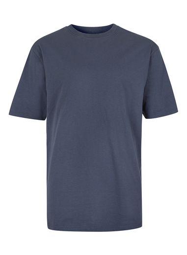 Topman Mens Dark Grey Oversized T-shirt
