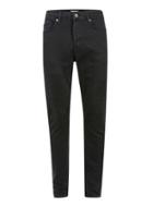 Topman Mens Washed Black Tapered Stretch Skinny Jeans