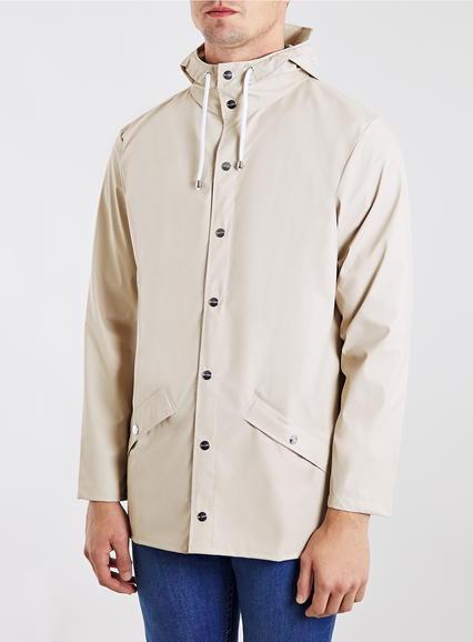 Topman Mens Beige Rains Sand Short Jacket