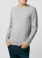 Topman Mens Mid Grey Tommy Hilfiger Grey Sweatshirt