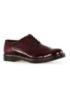 Topman Mens Red Burgundy Leather Brogues