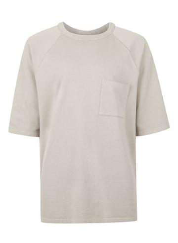 Topman Mens Ltd Grey Short Sleeve Sweatshirt