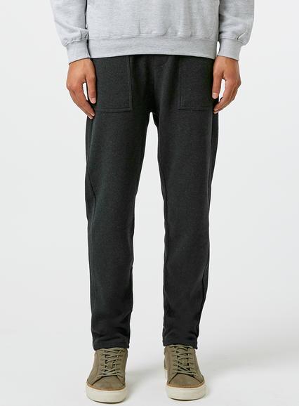 Topman Mens Grey Charcoal Pique Skinny Joggers