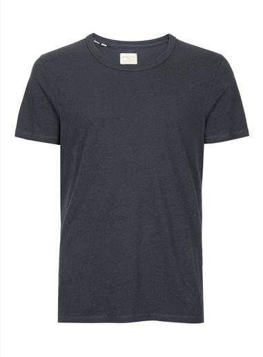 Topman Mens Blue Selected Homme Navy T-shirt