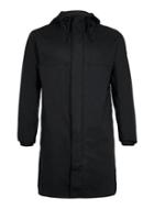Topman Mens Black Lightweight Hooded Parka