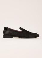 Topman Mens House Of Hounds Black Pebble Print Loafers