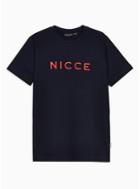 Nicce Mens Nicce Navy T-shirt