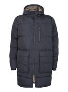 Topman Mens Blue Ltd Mustard Premium Duck Down Longline Puffer Jacket