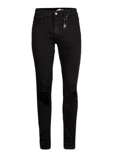 Topman Mens Always Rare Black Dexter Tapered Jeans
