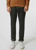 Topman Mens Mid Grey Ltd Grey Textured Chino