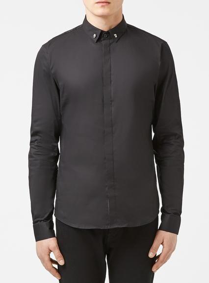 Topman Mens Religion Black Shirt