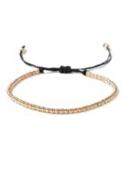 Topman Mens Gold Bead Adjustable Bracelet*