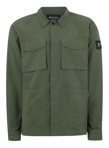 Topman Mens Nicce Khaki 'fatigue' Jacket