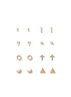 Topman Mens Gold Earring 8 Pack*
