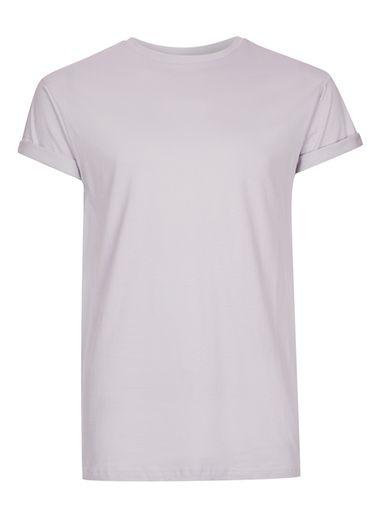 Topman Mens Purple Lilac Muscle Roller T-shirt