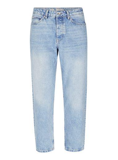 Topman Mens Light Blue Original Fit Jeans