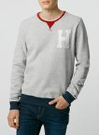 Topman Mens Mid Grey Hilfiger Denim Grey Sweatshirt