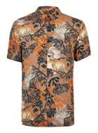 Topman Mens Multi Tiger Print Shirt