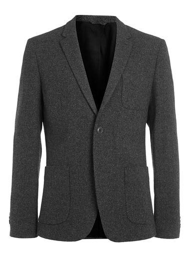 Topman Mens Selected Homme Grey Blazer