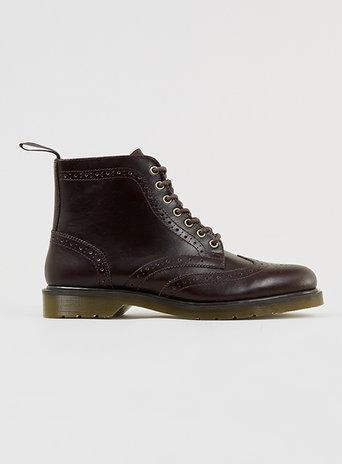 Topman Mens Dr Martens Brown Affleck Brogue Boots