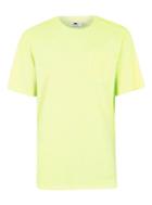 Topman Mens Lime Green Acid Wash T-shirt