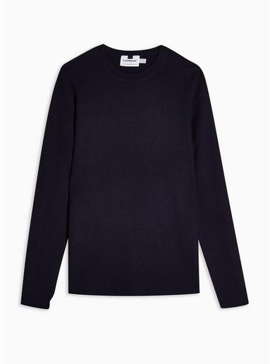 Topman Mens Navy Lightweight Sweater