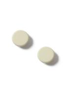 Topman Mens Cream Rubberised Earrings*