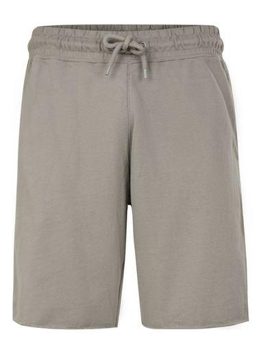 Topman Mens Grey Stone Raw Edge Jersey Shorts
