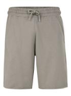 Topman Mens Grey Stone Raw Edge Jersey Shorts