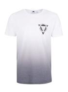 Topman Mens Black And White Fade Slim Fit T-shirt