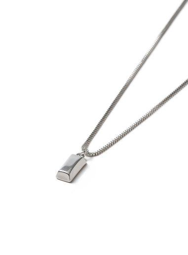 Topman Mens Silver Block Necklace*