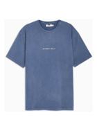 Topman Mens Blue Beverly Hills Oversized T-shirt