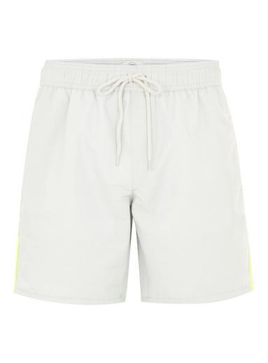 Topman Mens Grey Gray Side Taping Swim Shorts