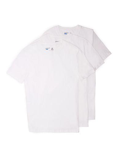 Topman Mens White Slim Fit T-shirt 3 Pack