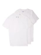 Topman Mens White Slim Fit T-shirt 3 Pack